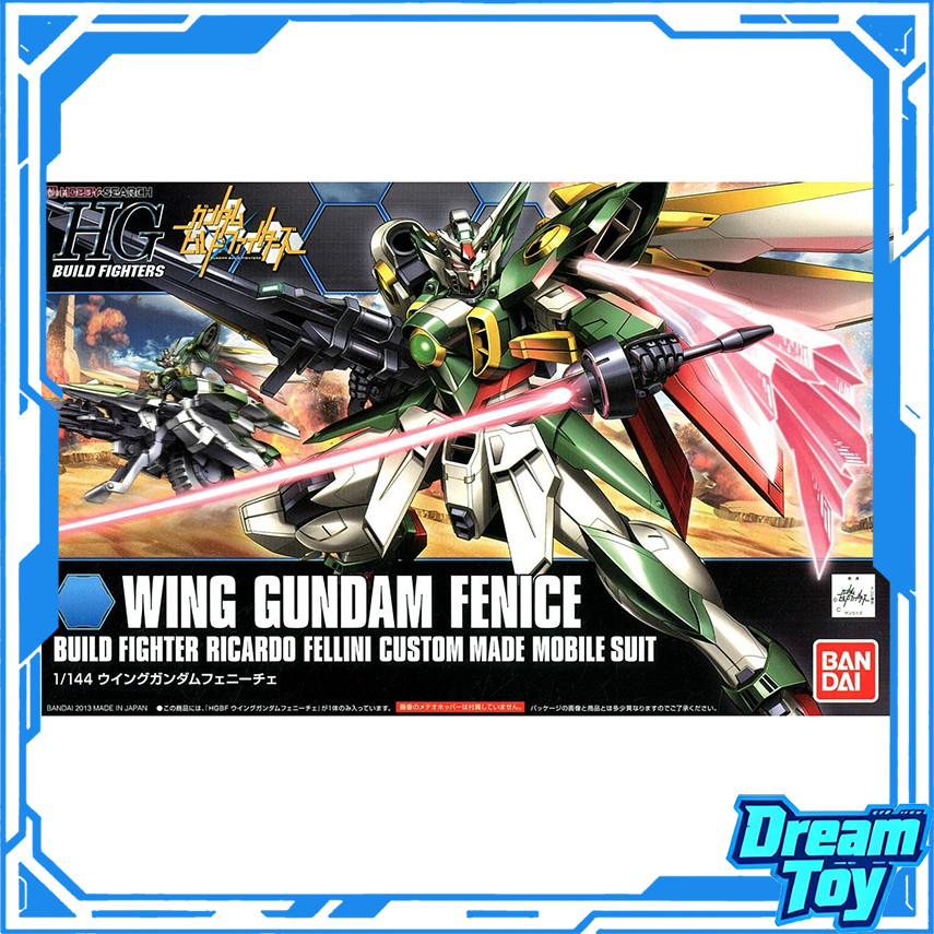 Bandai HG Wing Gundam Fenice – Tỉ lệ 1 / 144 | Máy bay chiến đấu xây dựng Gundam | Bộ mô hình tư thế