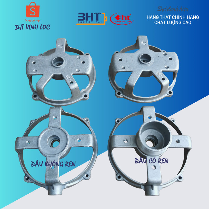 Kẹp nhôm stator quạt có răng - không răng - lồng chụp sato b3 b4 b5 - 3HT