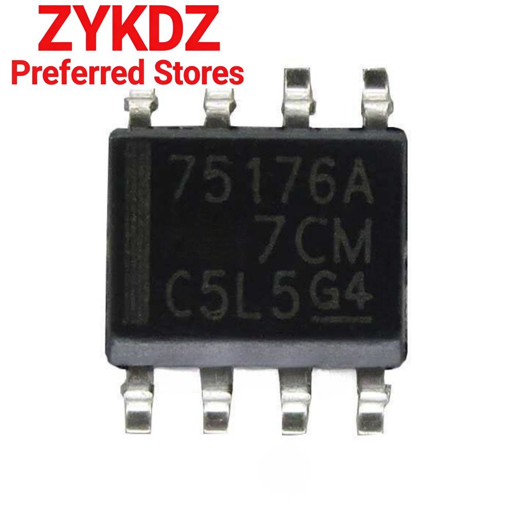 10 Cái / lốc 75176A SN75176ADR 75176B SN75176BDR Thương Hiệu Mới SOP-8