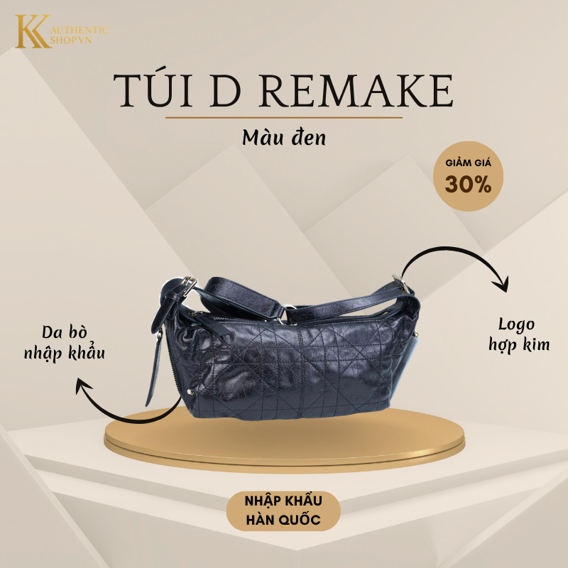 [RemakeKorea] Túi Xách D Journey Small Bag Bản Hàn Da Bò 33cm