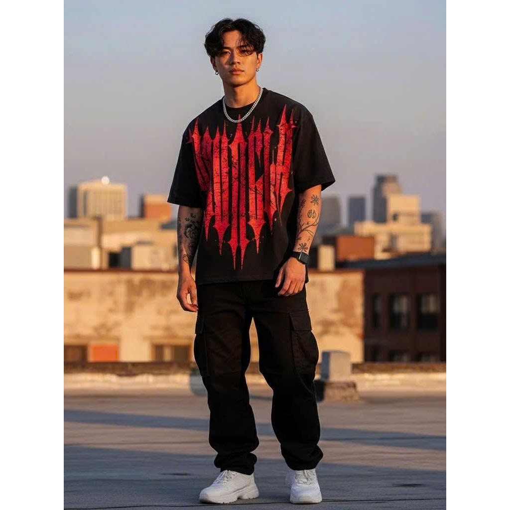 Áo thun Stee Cổ tròn YOUNGLA Localbrand IBENCLOTHINGI Unisex Cotton