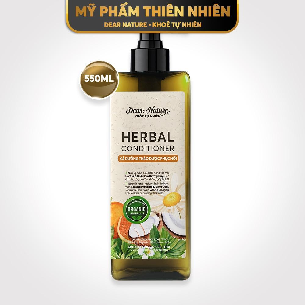 Dầu xả thảo dược phục hồi Dear Nature - HERBAL CONDITIONER