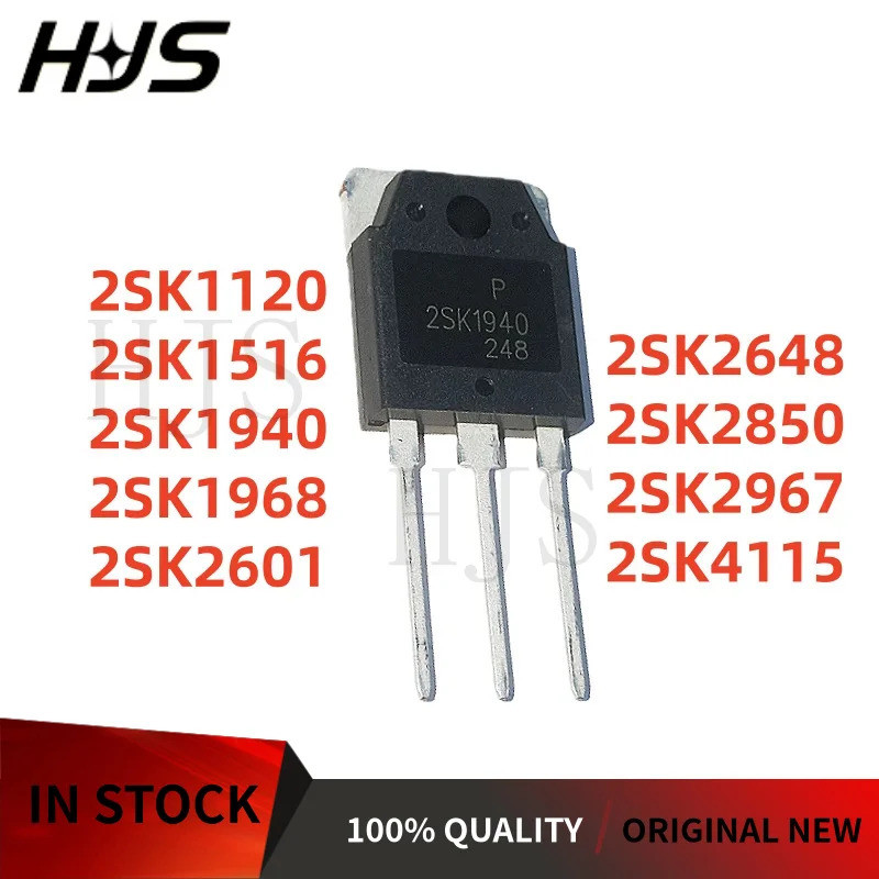 5 Chiếc 2SK1120 2SK2648 2SK1516 2SK2967 2SK2850 2SK4115 2SK1968 2SK2601 TO-3P 2SK1940 K2648 K1516 K2