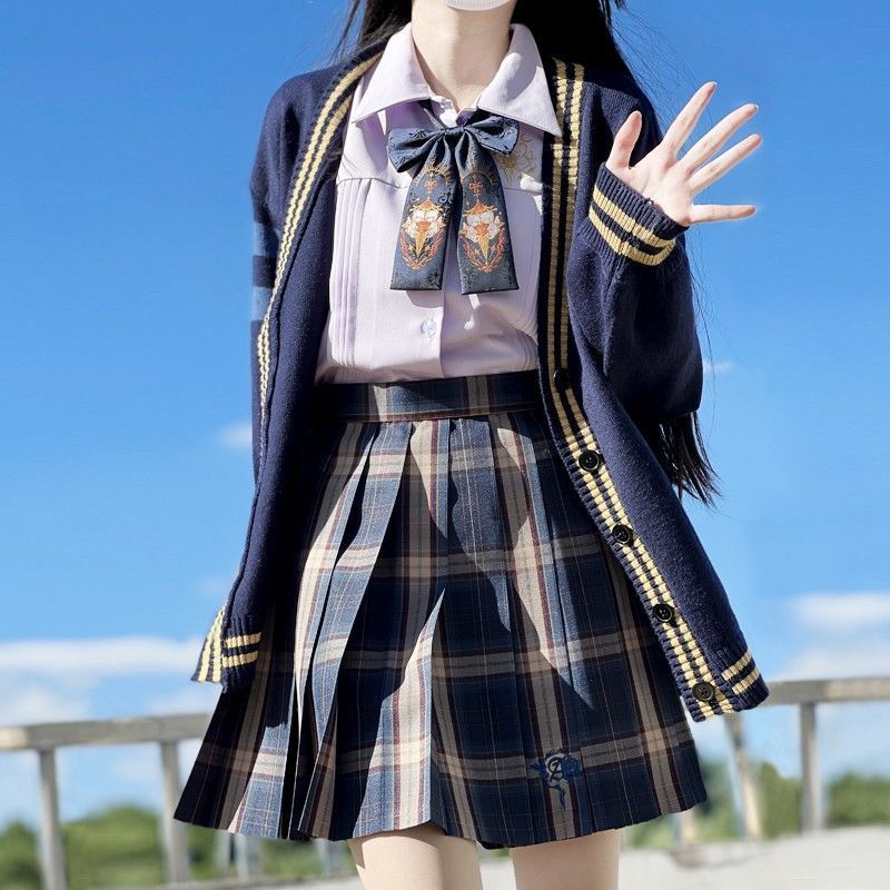 Váy Đồng Phục JK Chính Hãng, Xếp Ly Mùa Hè