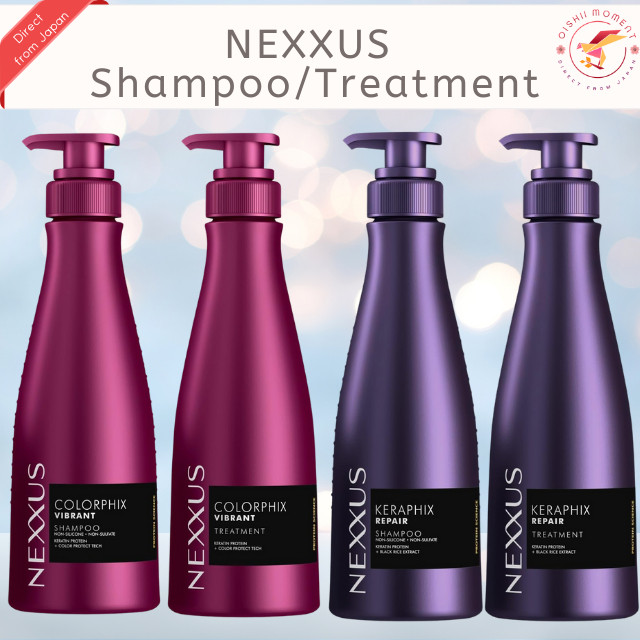 NEXXUS Shampoo, Conditioner, Oil, Mask | Keratin Repair & Color Lock | Japan