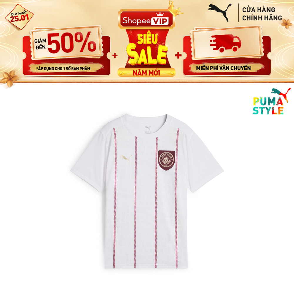 Áo Thun Thể Thao Trẻ Em Unisex PUMA MCFC Prematch SS Jersey Jr