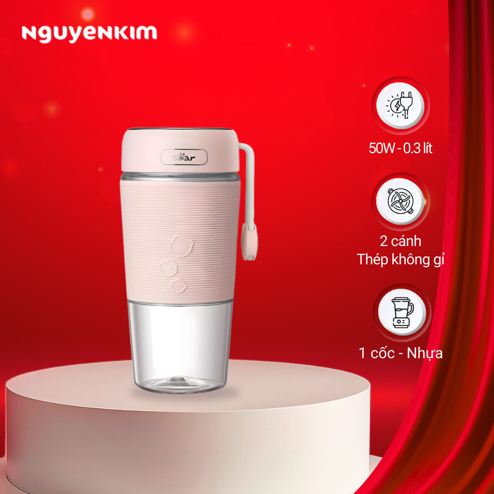 Ly xay sinh tố đa năng cầm tay Bear LLJ-B03C1