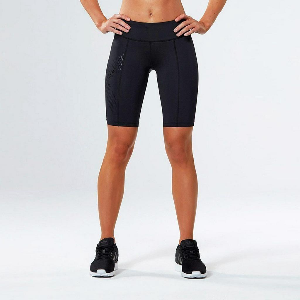 Quần đùi bó cơ nữ 2XU Mid-Rise Compression Short
