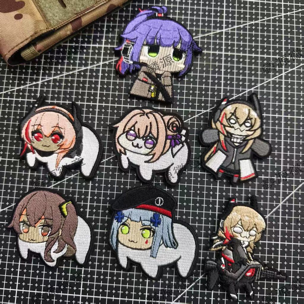 [Miếng dán Velcro tùy chỉnh] LY.Morale Girl Frontline HK416 Miếng dán Velcro 3D / Huy hiệu / băng đô