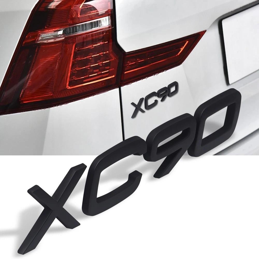 Huy Hiệu XC90 Cho VOLVO Miếng Dán Đen XC90 Miếng Dán Phía Sau Cho VOLVO S90 V90 S60 XC60 XC40 XC90 P