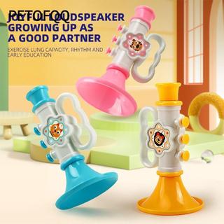 PETOFQ Mini Thổi kèn, Học tập sớm Đồ chơi sừng hoạt hình, Tăng cường giọng nói vui nhộn với dây treo Thay đổi giọng nói Quà tặng còi