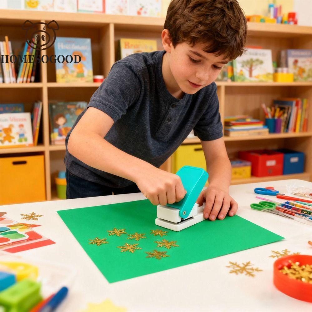 RIUERSTONE DIY Paper Tool, Multi-Pattern DIY Card Paper Puncher, Creative Punch Trang trí Giấy thủ c