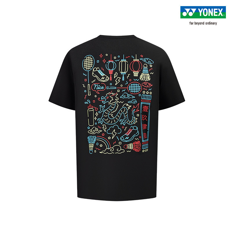 Yonex Soft Advanced Training Series Áo thun thể thao nam nữ 100% Cotton