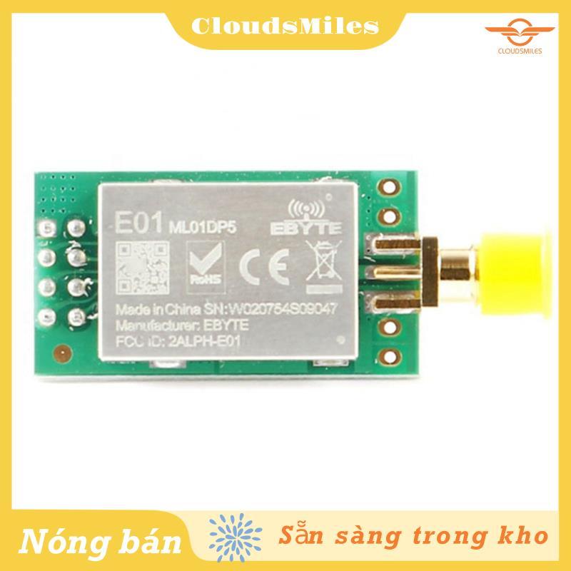 [CloudsMiles] Mô-đun thu phát không dây E01-ML01DP5 NRF24L01P + PA + 2.4G Mô-đun không dây điều khiể