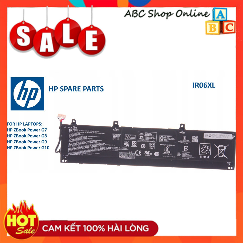 Pin Laptop HP ZBook Power G7 ZBook Power G8 G9 G10 IR06XL