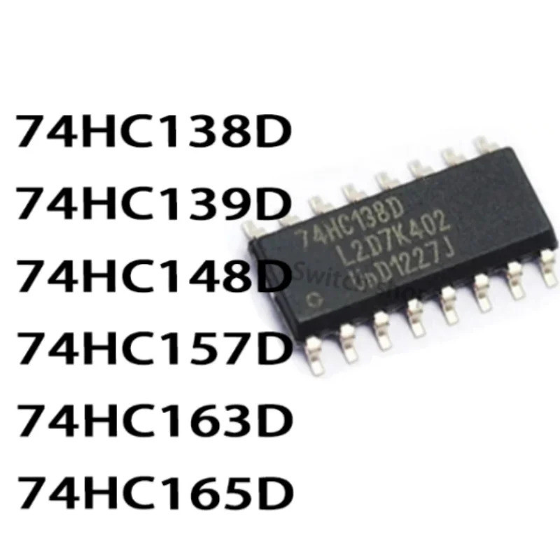5 CHIẾC 74HC138D 74HC139D 74HC148D 74HC157D 74HC163D 74HC165D SOP chip ic