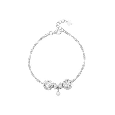 Lắc tay Bạc đính đá PNJSilver XMXMW060362