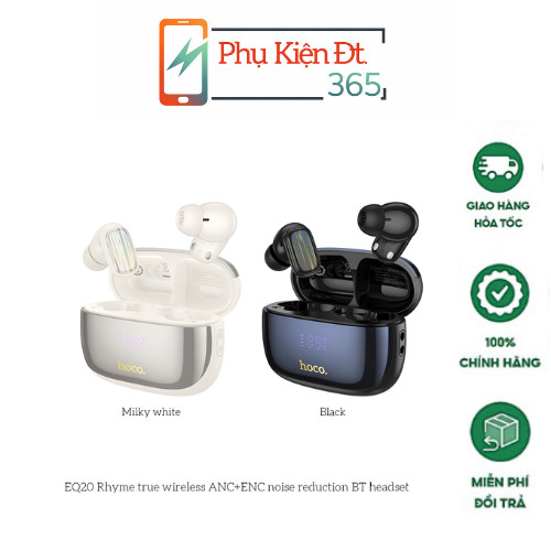 HOCO EQ20 Original True Wireless ANC + ENC Giảm tiếng ồn Tai nghe không dây Bluetooth 5.4