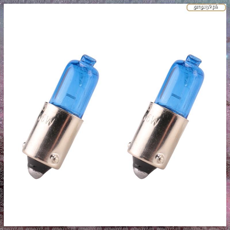 [L E U R] 2x H6W BAX9S 6W Đèn đỗ xe Xenon trắng 12V 5000K