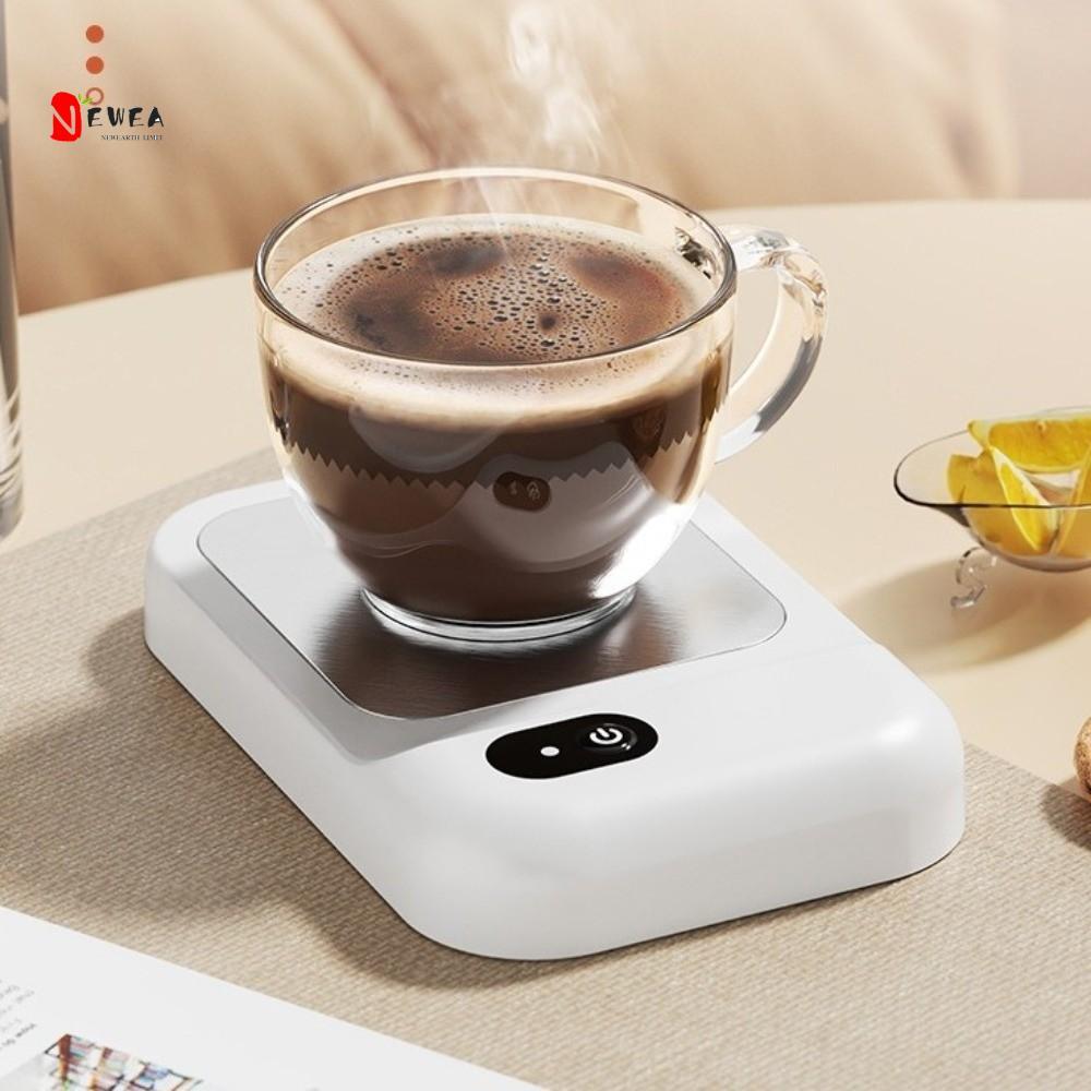 Máy hâm nóng cốc điện NEWEARTH LIMIT, Máy hâm nóng cốc cà phê có độ ồn thấp thông minh, Đế chống trượt tiết kiệm năng lượng di động Tấm sưởi ấm cốc nhanh Văn phòng