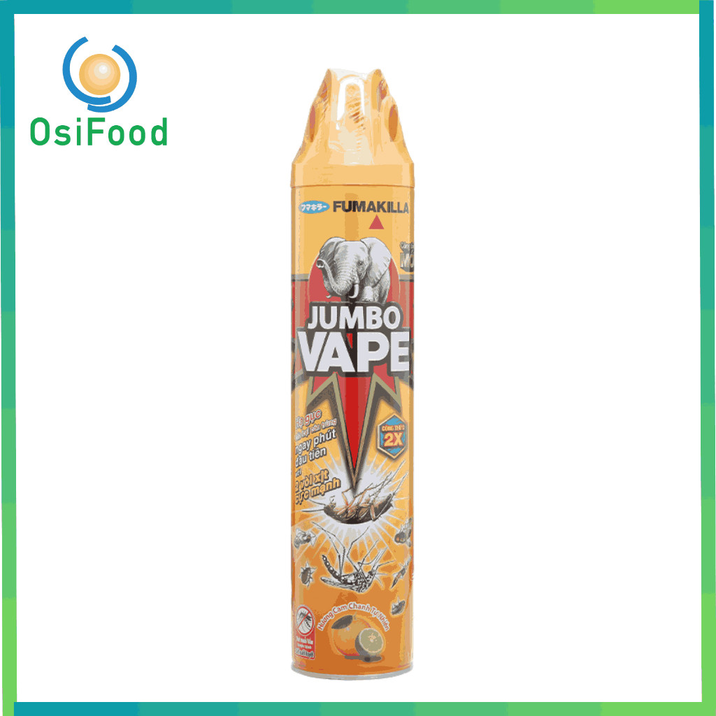 Xịt côn trùng JumboVape cam chanh 600ml