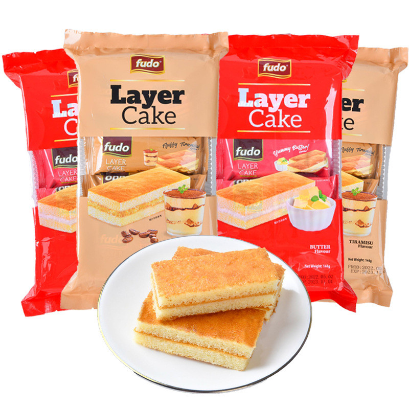 Hàng sẵn có Vận chuyển nhanh Malaysia Bánh ngọt fudo fudo thương hiệu Hương vị kem Tiramisu Bánh 144