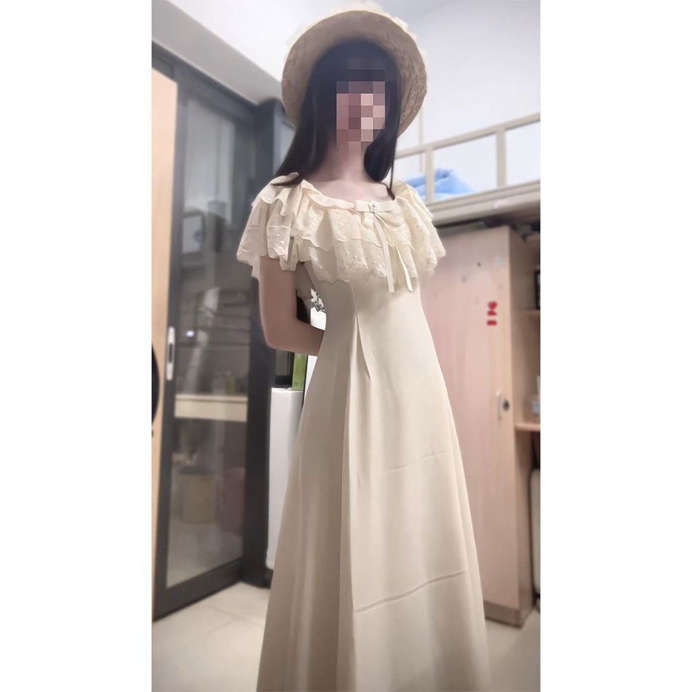 Tạp chí Nhật Bản phong cách vintage thanh lịch, áo khoác rojita mùa hè với nẹp eo và chiều dài váy t