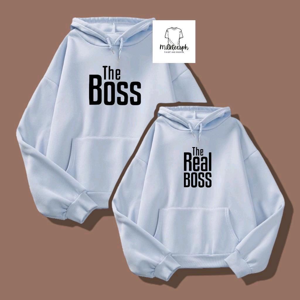 Chất lượng hoodie Boss Coupie nam-nữ 2PCS The Real Boss Áo