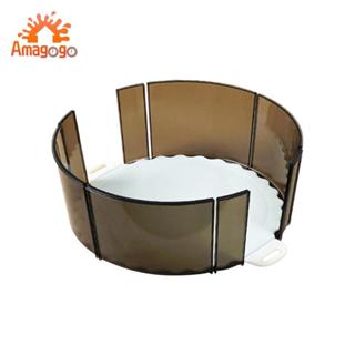 Amagogo Máy Cắt Bánh Phần Đánh Dấu Tiện Ích Nhà Bếp Dễ Dàng Làm Sạch Bánh Ngọt Cắt Bánh Cho Pizza Món Tráng Miệng Bánh Phô Mai Bánh Mì Cưới