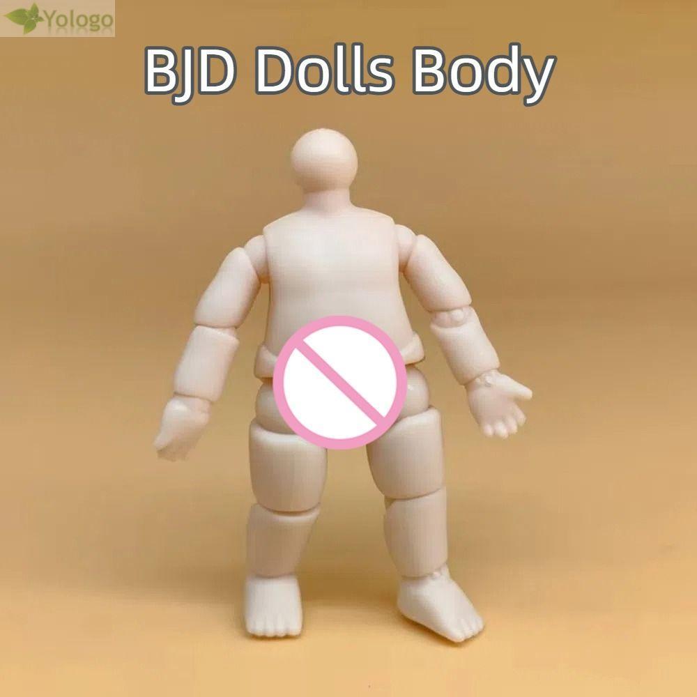 Búp bê hình YOLOGO, Búp bê cơ thể nhiều khớp cao 6,3 cm, Búp bê Anime PVC bền bỉ Thân búp bê BJD cho