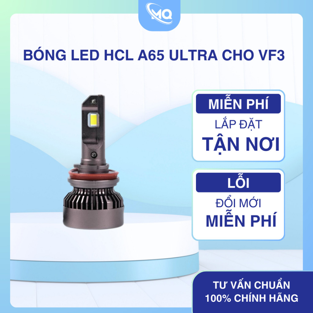 [HÀNG MỚI]Bóng Led HCL A65 Ultra Cho VF3 Công Suất 65w - Màu 5800K | Chính Hãng