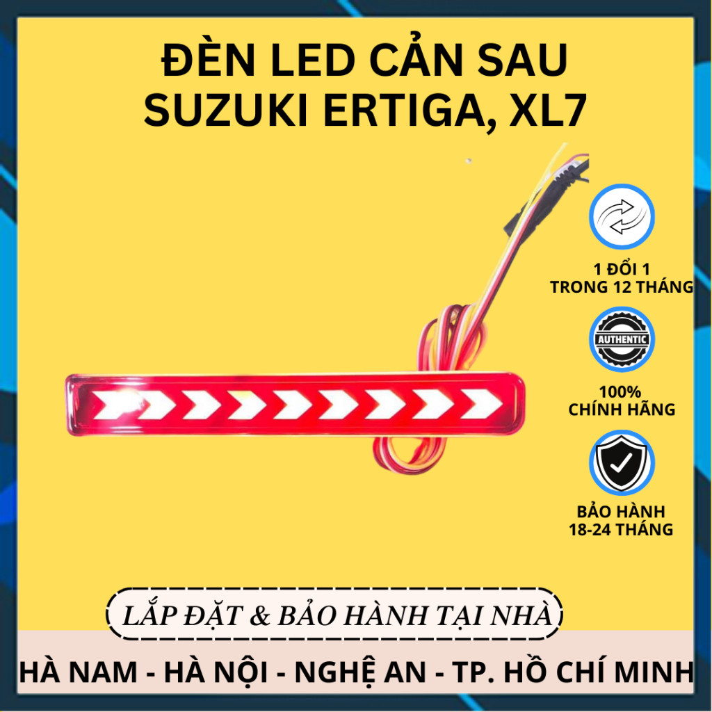[Hàng mới về] Đèn LED Cản Sau Suzuki Ertiga, XL7 | Led Gầm Ertiga, XL7 | 3 Chế Độ Xi Nhan