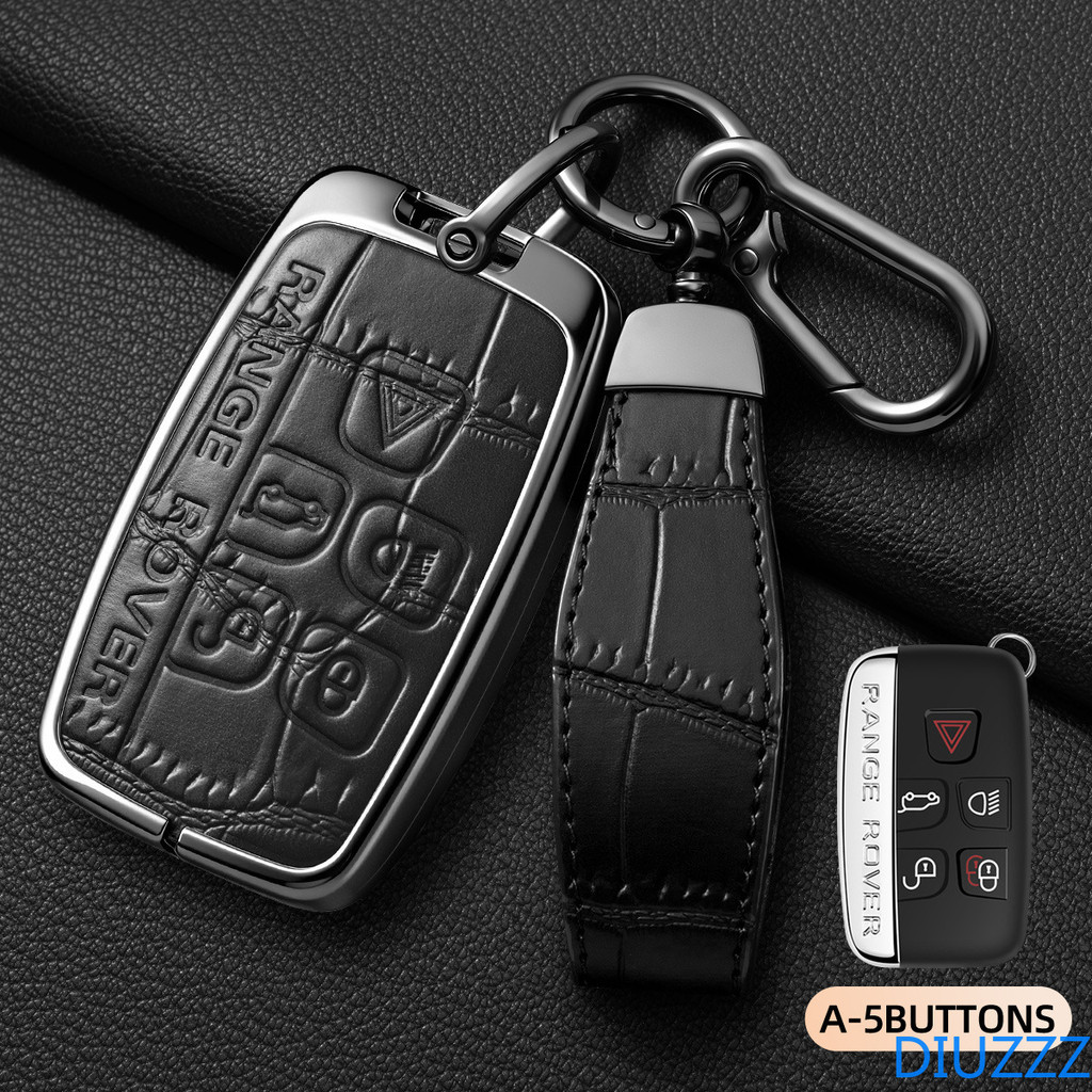Dành Cho Land Rover Range Rover Discovery Evoque Sport Velar Xe Hợp Kim Kẽm Da Chìa Khóa Bao Đựng Ch