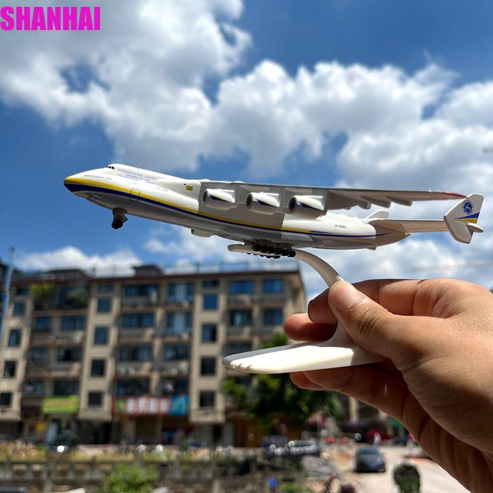 Máy bay mô hình SHANHAI AN225, Hợp kim kim kim loại Diecast Antonov an-225, Máy bay tĩnh Mriya 20CM 