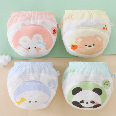 Adabaobao® ᵛⁿ Tã vải sơ sinh cho bé không thấm nước có thể giặt được với quần học tập có thể tái sử dụng Huấn luyện bé trai và bé gái rửa bằng nước