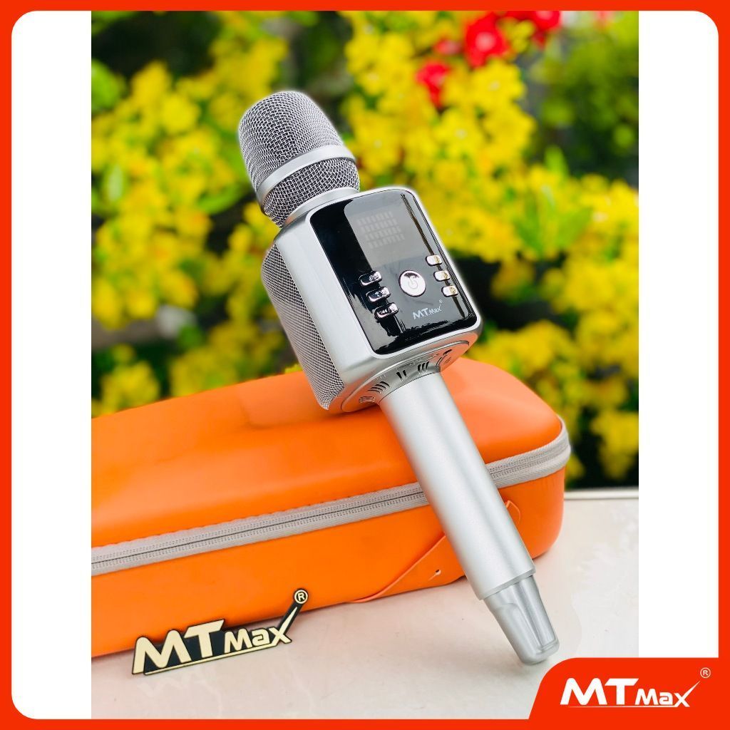 Micro Bluetooth Karaoke H9  H9 Pro Đầy Đủ Dây Jack Kết Nối Đi Kèm Hộp Đựng Cao Cấp Chống Sốc