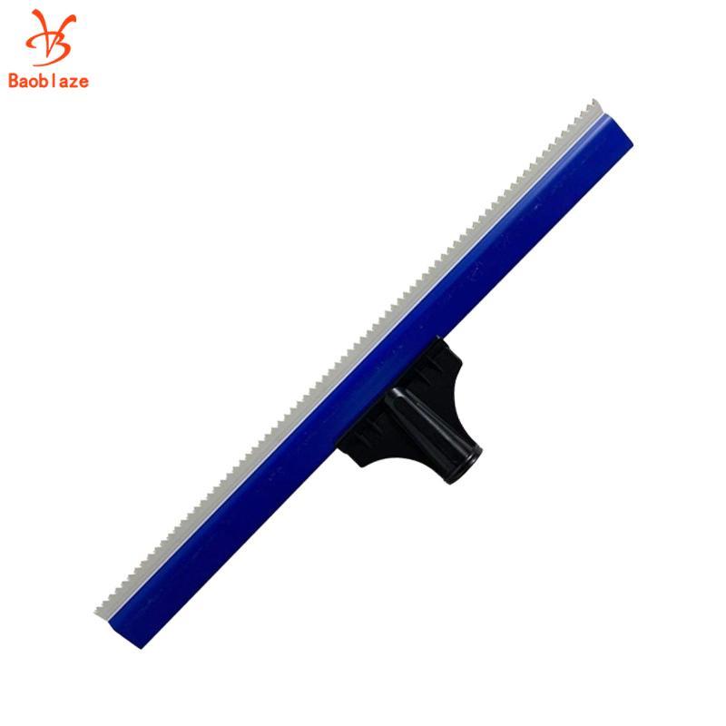 Baoblaze Epoxy Squeegee Notched Floor Gear Rake Lưỡi cao su để xây dựng sơn tường
