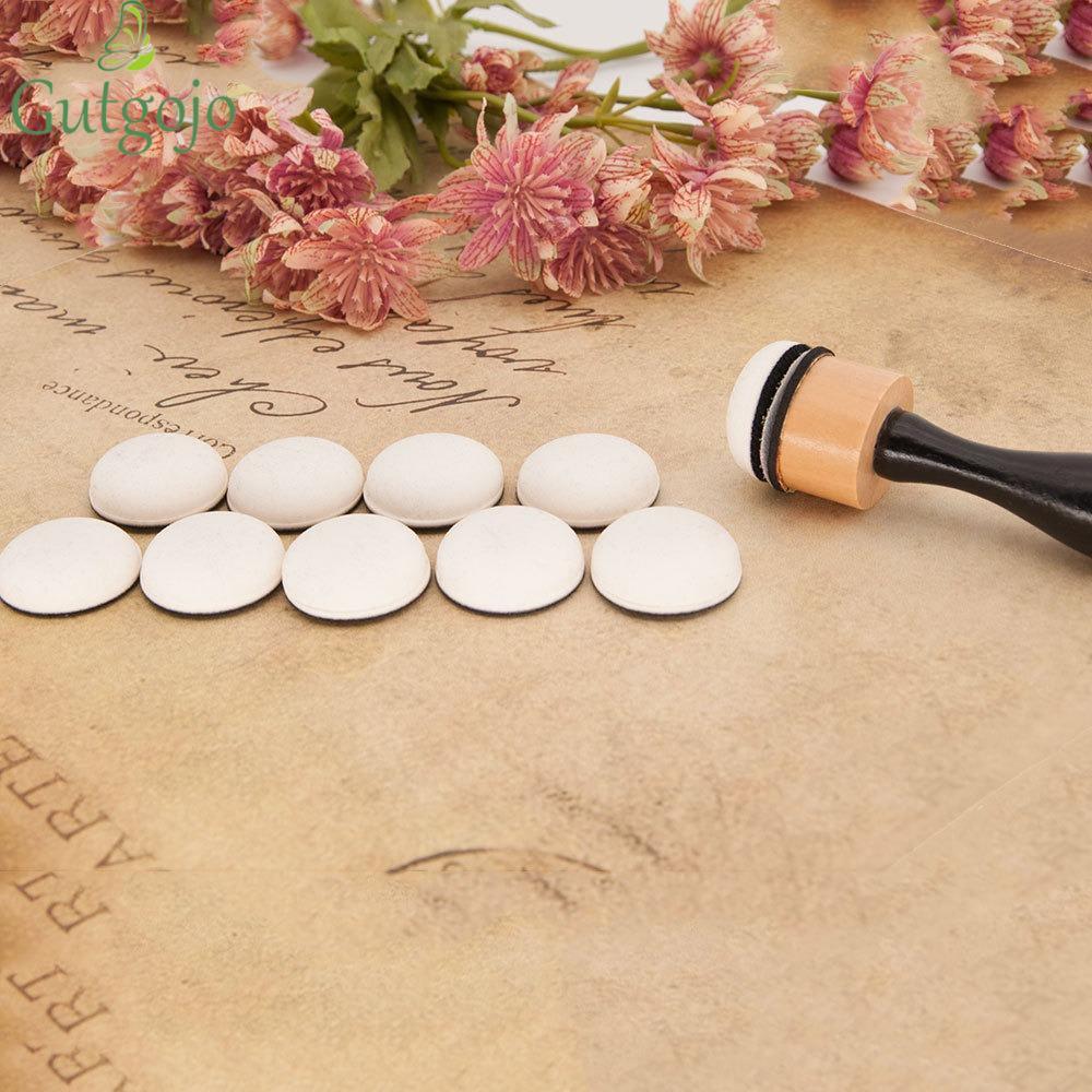 GUTGOJO Mini Ink Paints Mixing Blending Tools, DIY Scrapbooking Domed Flat Domed Foam Refills Tool, 