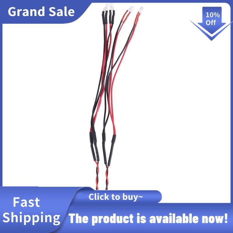 Đèn pha và đèn hậu LED ô tô RC cho Mini-Z MA020 MR03 FWD RWD 1 / 28 Bộ phận nâng cấp xe RC