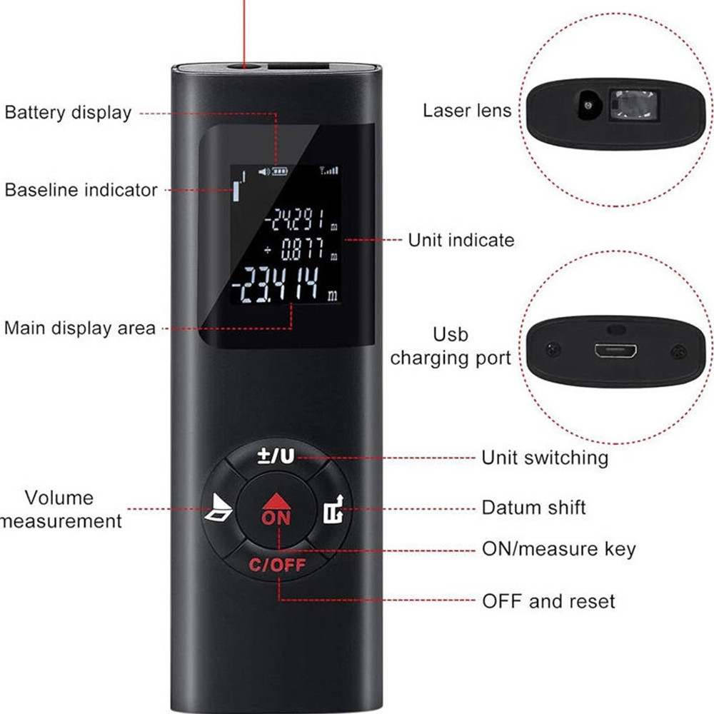 Laser tool High Precision Laser Distance Meter Digital Lazer Level