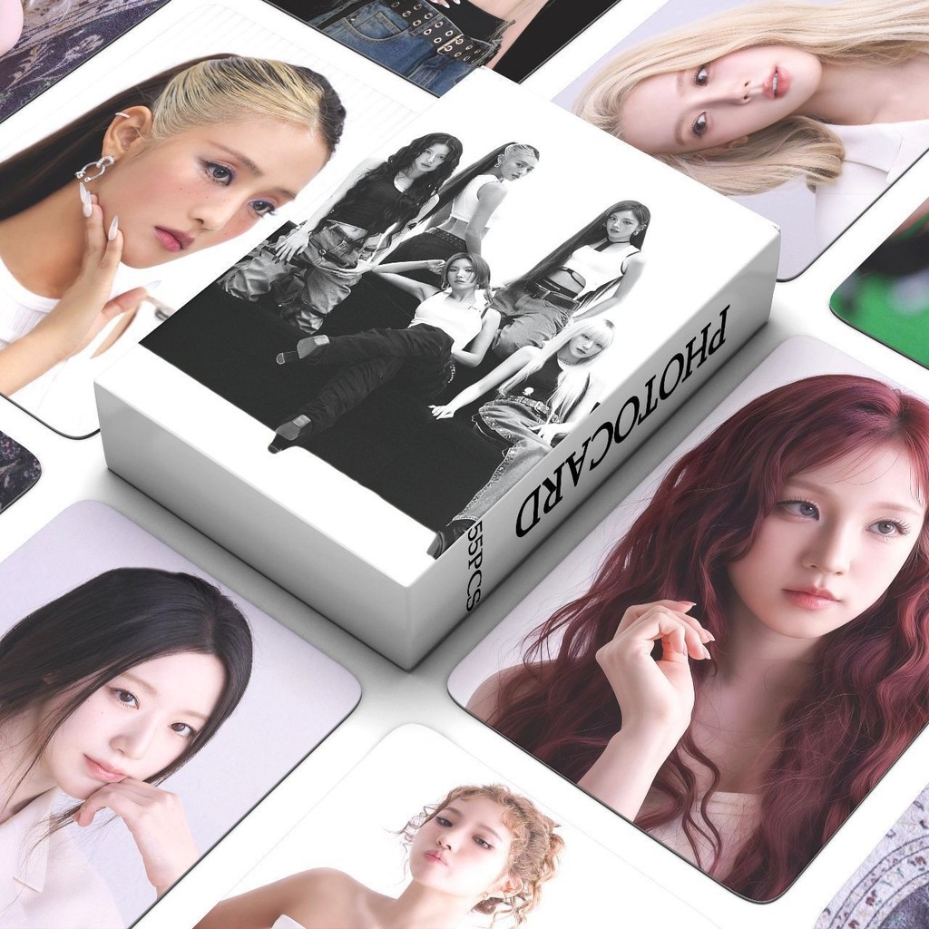 GIDLE IDLE Mono Photocard Lomo Card Bưu thiếp 55 cái / hộp