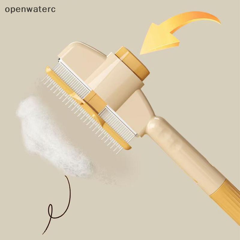 [openwaterc] Dogb Pet Hair Remover One Button Dogs Brush Cat Brush Massagebs Dog Grooming Brushes To