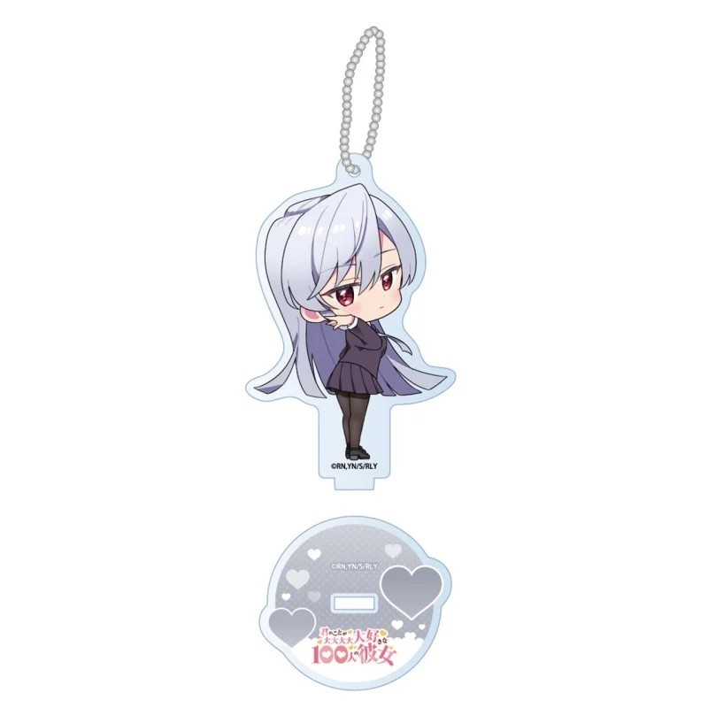 Móc Khóa Standee Anime 100 Cô Gái Yêu Bạn Rất Nhiều 100 Kanojo Eiai Nano Yoshimoto Shizuka Mica Acry