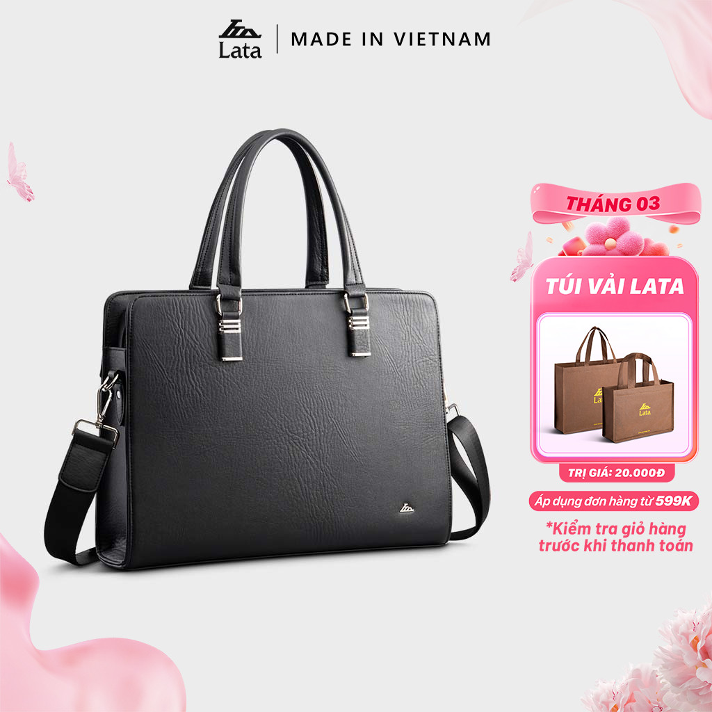 Cặp công sở Lata (Thời trang nam công sở cỡ trung - Cặp da CA50)