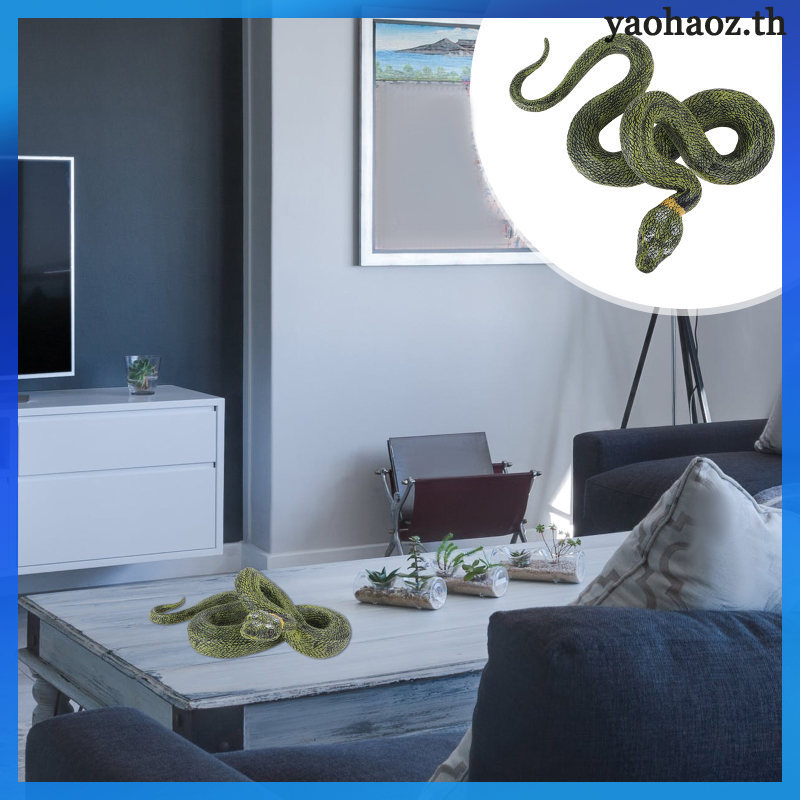 1Pc Nhựa Thực Tế Rắn Mô Hình Xanh Boa Constrictor Đồ Chơi Anaconda Prank Prop Để Chơi yaohaoz