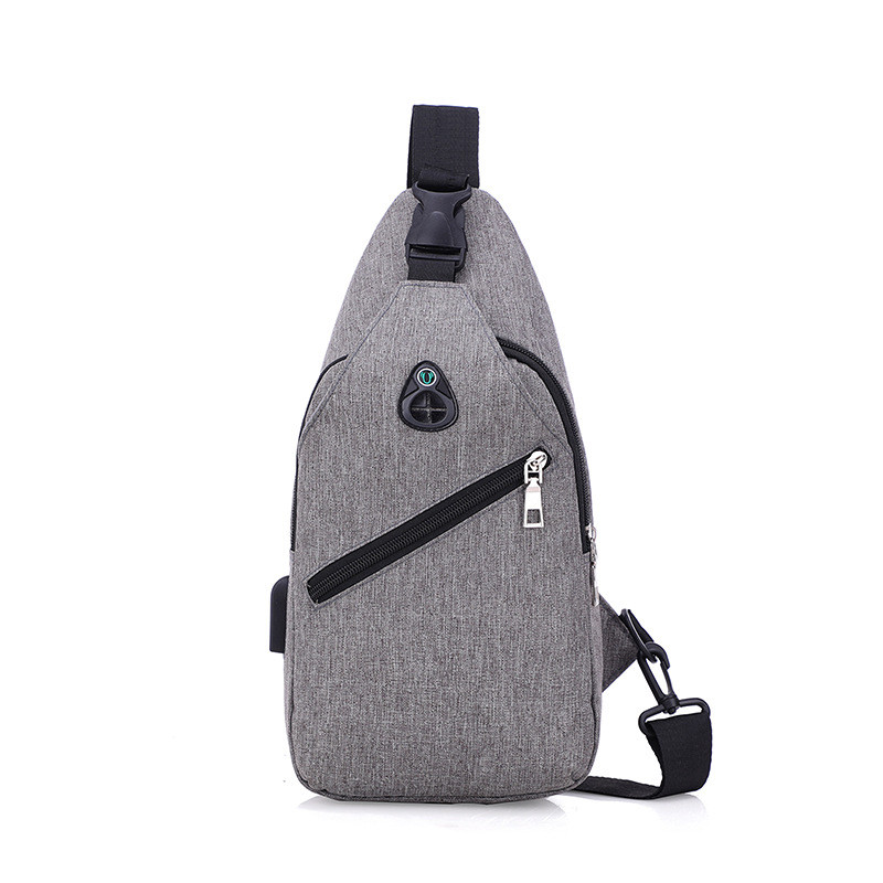 Popular Simple Men's Chest Bag Backpack European and American Fashion Shoulder Bag Messenger Bag You