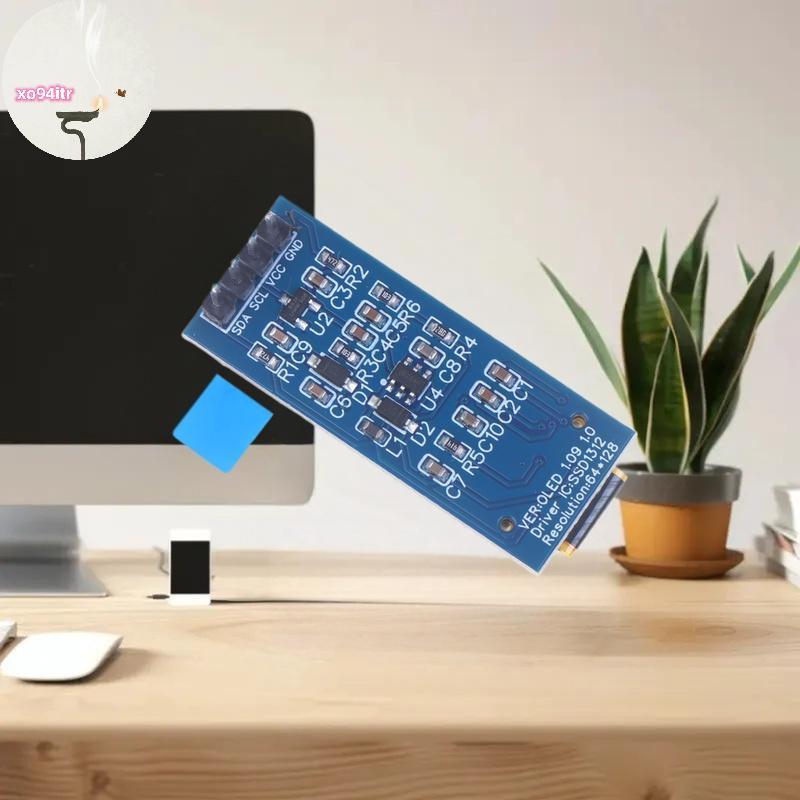 XOITR 1.09 Inch OLED Mô-đun hiển thị 128x64 SSD1312 I2C Giao diện 4 chân cho Arduino Raspberry Pi Cô