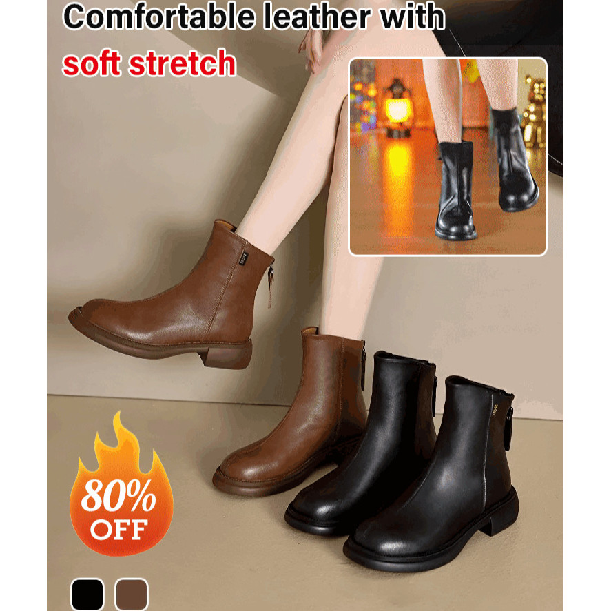 【Slim Design/Comfort Fit】JL New Winter Slim Martin Boots For Women/Ankle Boots/Women Fashion Shoes/S