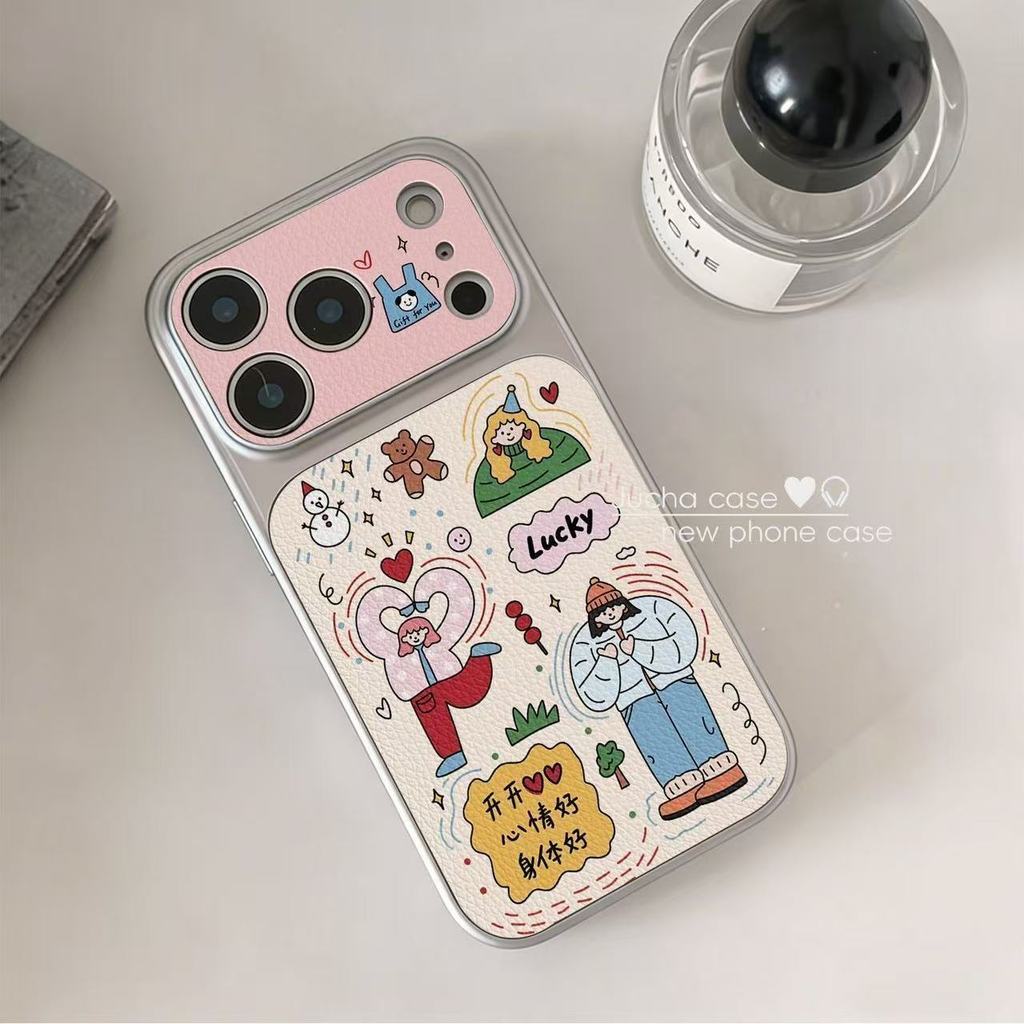 Vitality Lucky Girl Chống Rơi Thích Hợp Cho iPhone 17 11 Pro 12 ProMax 13 Plus 14 Pro 15 ProMax 16 P