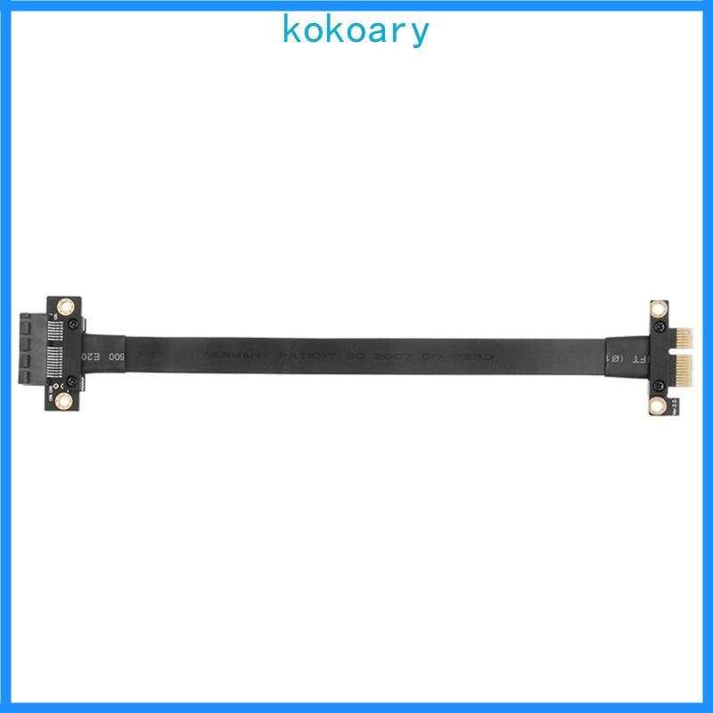 KOK PCIE X1 Riser Extender Dual 180 Độ 8G Tốc Độ PCIe 3 0 x1 đến x1 Cáp Nối Dài 8Gb PCI Cho Express 